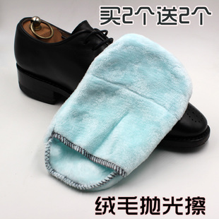 买2送2包邮多功能擦布上光擦不沾手抛光布上油手套抛光擦鞋油