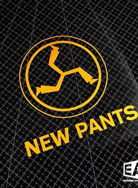 新裤子乐队 NewPants 摇滚镂空汽车贴纸反光窗油箱盖改装拉花车贴