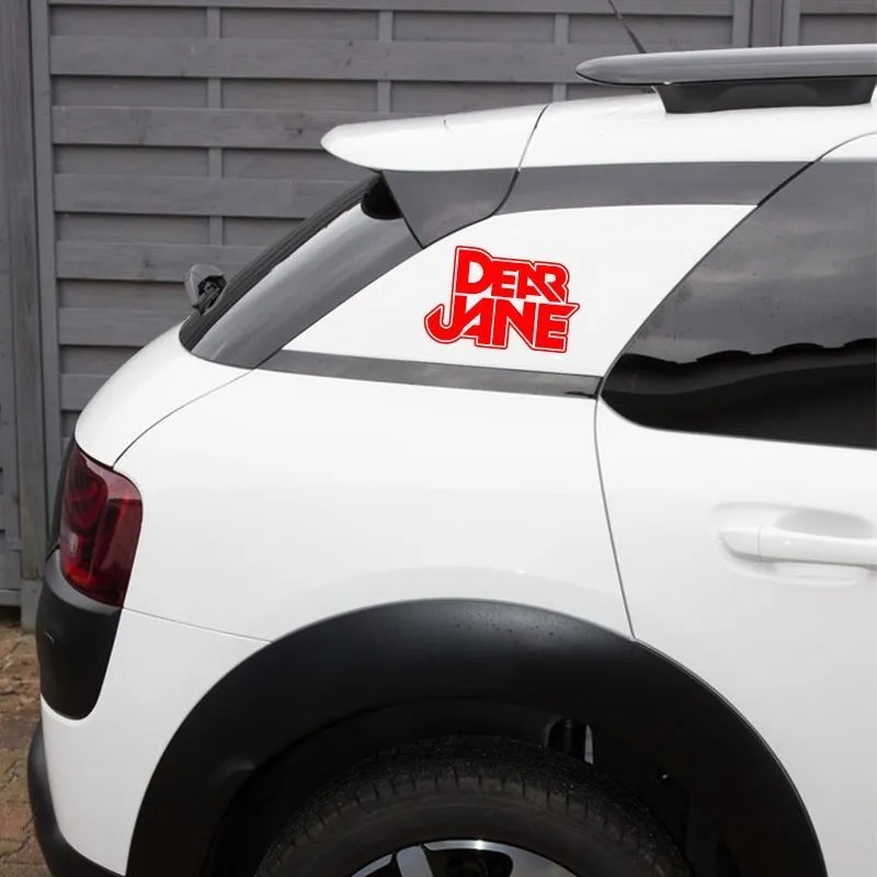 dearjane车贴香港乐队车贴油箱盖玻璃车身装饰贴纸防水反光应援贴