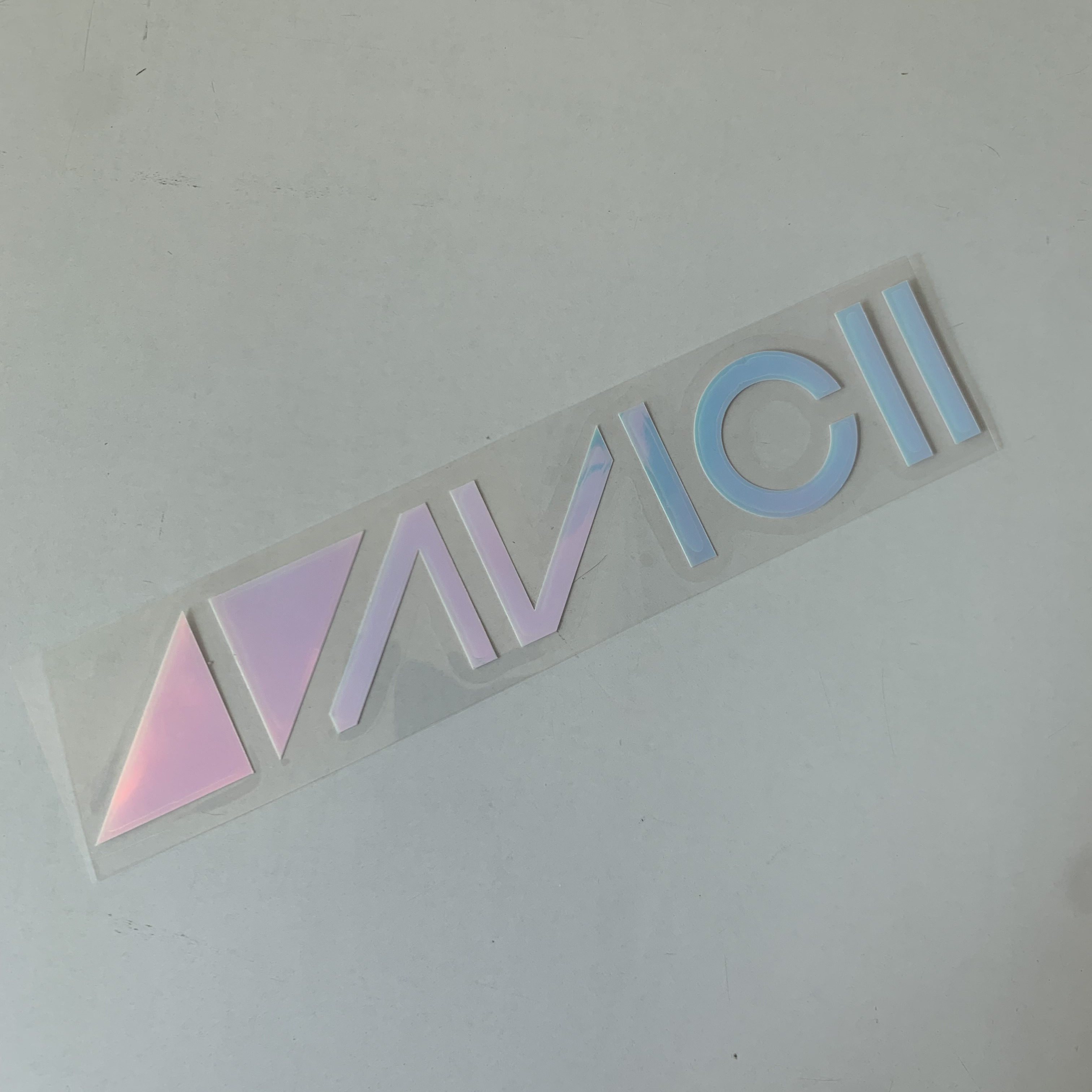 avicii艾维奇A神电音单色镂空汽车贴纸反光窗改装笔记本拉花车贴