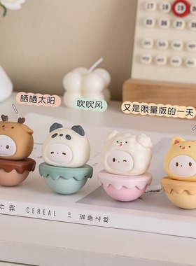 不倒翁治愈情绪稳定小摆件办公室桌面装饰品生日礼物女孩工位解压
