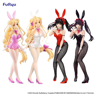 漫笙现货FuRyu约会大作战星宫六喰时崎狂三兔女郎 景品手办礼物