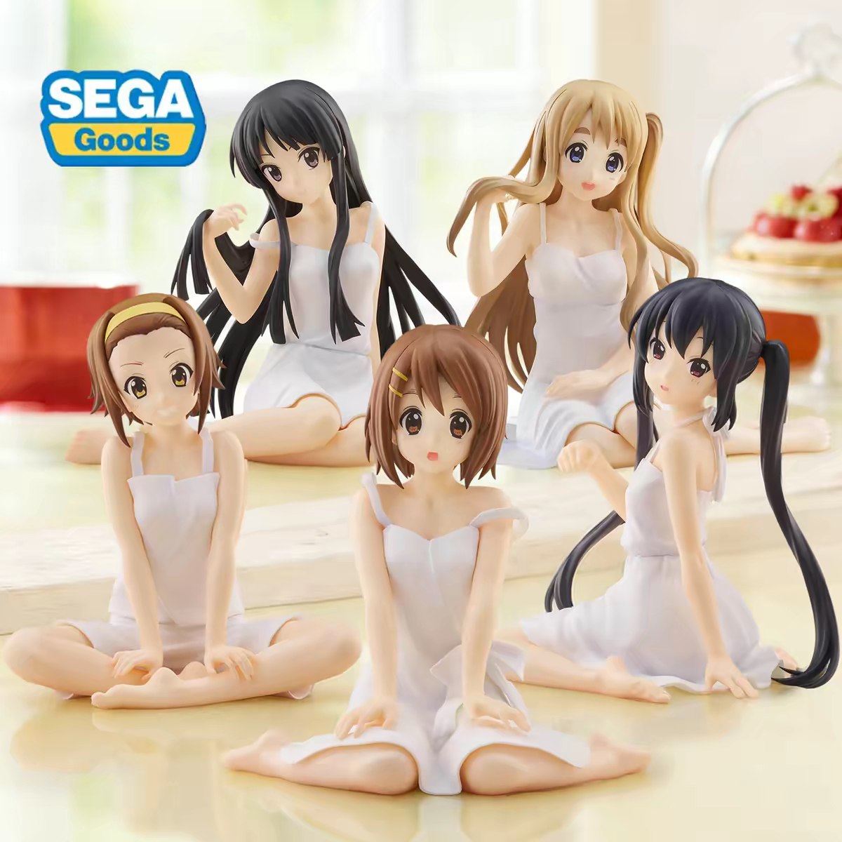 漫笙正版现货世嘉SEGA Yumemirize轻音少女平泽唯 中野梓手办景品