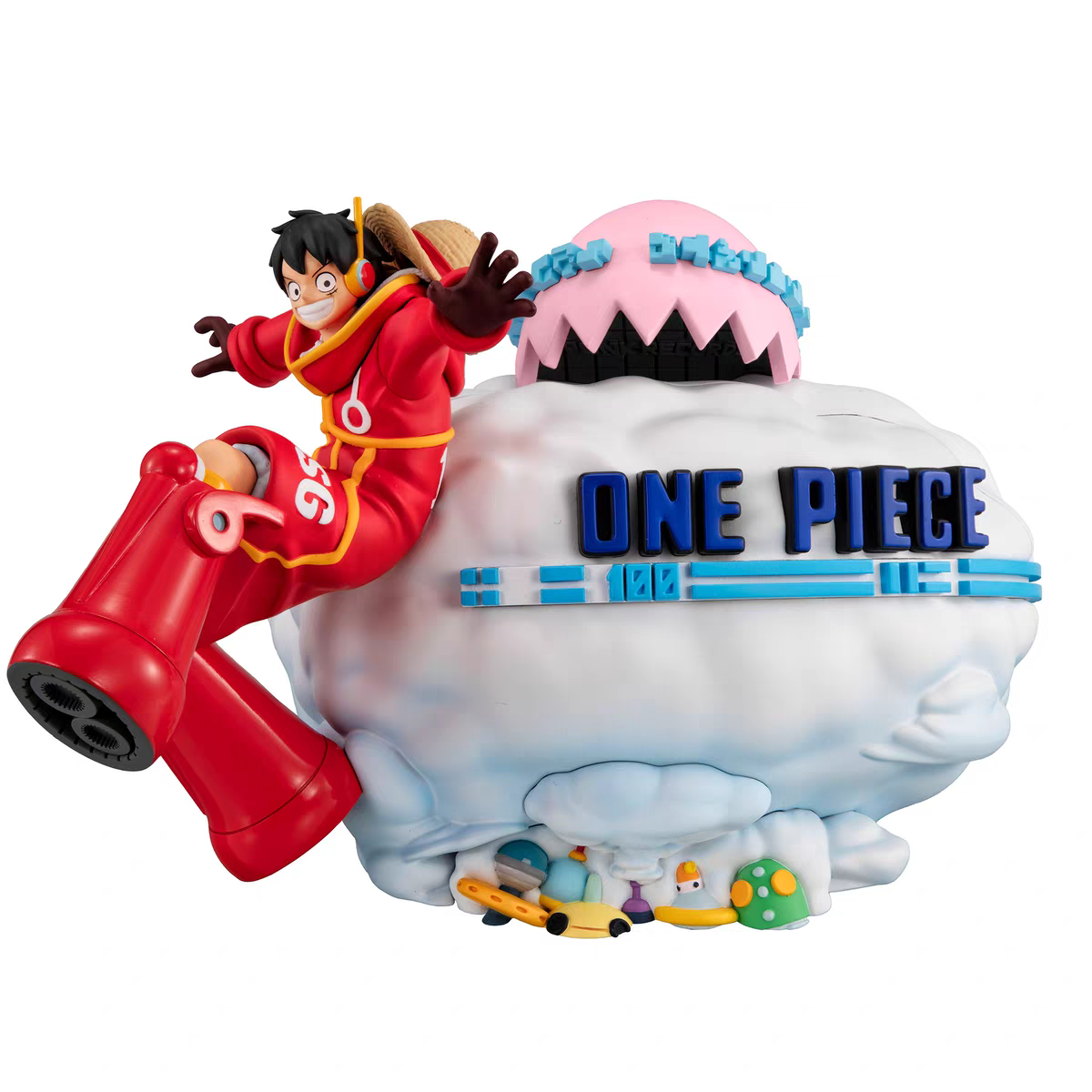 漫笙正版MegaHouse MH 角色存钱罐 海贼王 路飞 乔巴 未来岛 手办