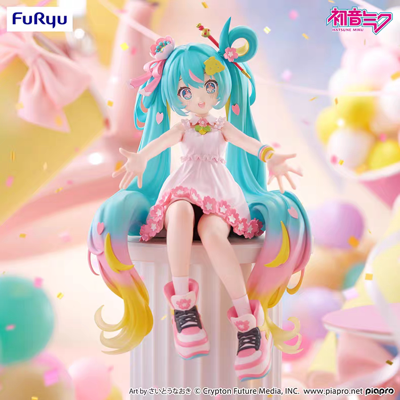 漫笙正版现货 FuRyu 景品 泡面压 初音未来 miku 10周年纪念 手办