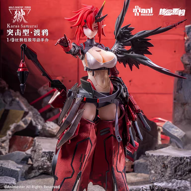 漫笙现货大漫匠 核金重构 狼犬部队 突击型 渡鸦包胶手办模型摆件