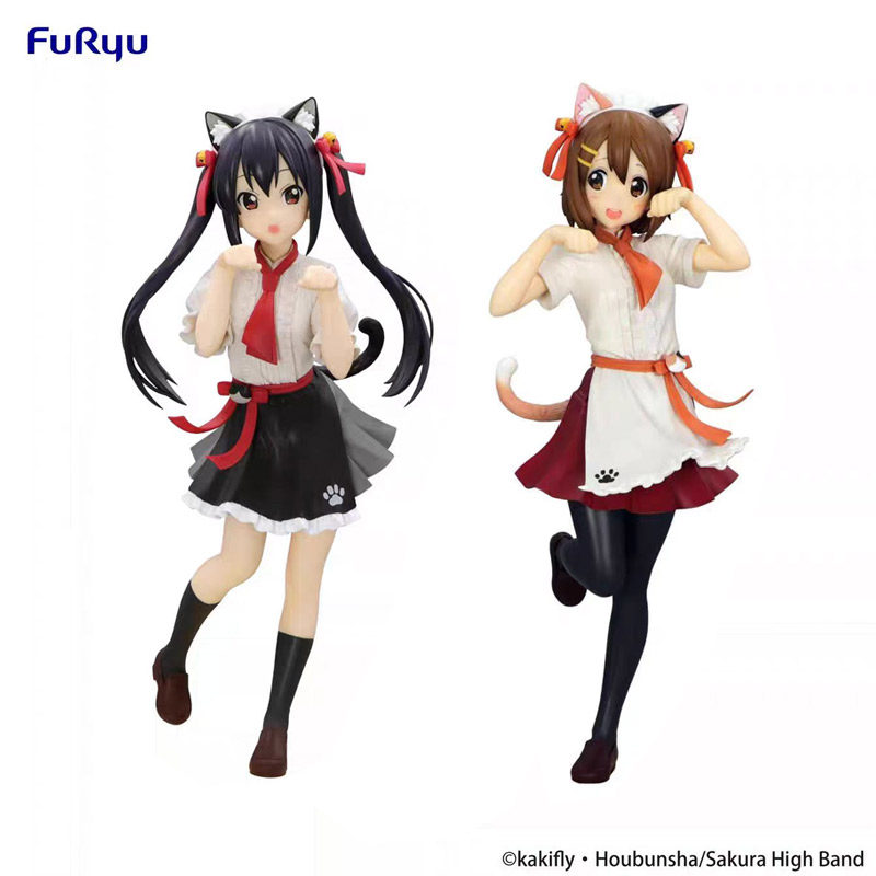 漫笙正版FuRyu Trio-Try-iT K-ON 轻音少女平泽唯 中野梓猫耳景品