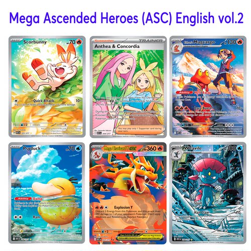 PTCG英文版Ascended Heroes (ASC)DIY美版英语合集2定制卡pokemon