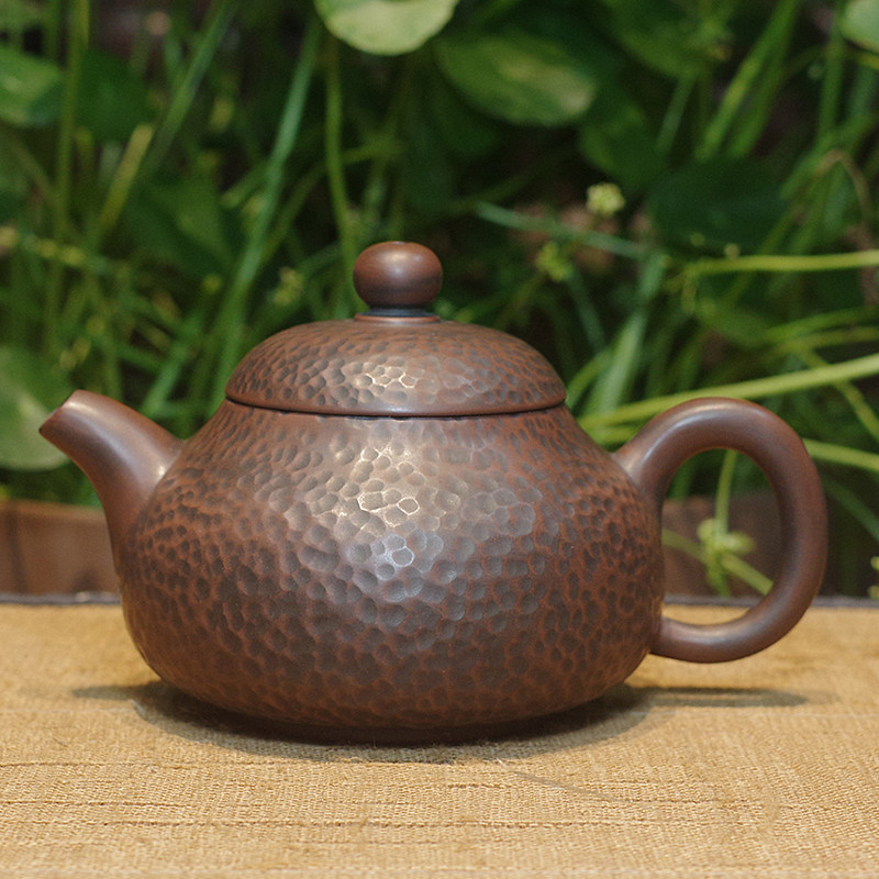 广西钦州原矿坭兴陶茶壶纯手工制作家用泡茶壶功夫茶具茶壶220CC