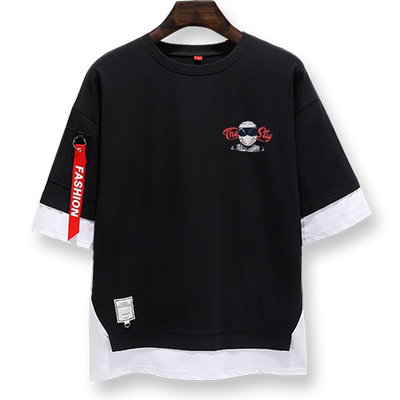 JDM改装车BC绞牙避震WORK轮毂BRZ赛车短袖t恤衫中袖男5五分袖衣服