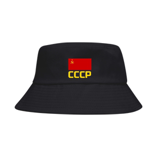 苏维埃CCCP原前苏联社会共产主义镰刀渔夫帽子男女盆帽防晒遮阳帽