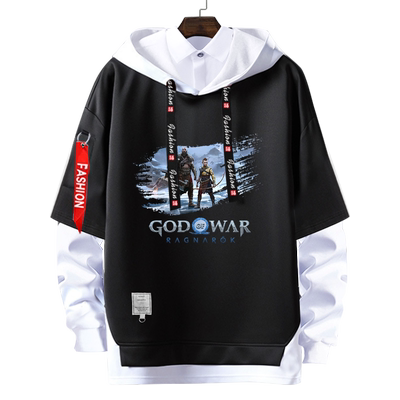 战神5诸神黄昏假两件连帽卫衣
