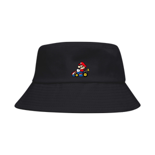 马里奥赛车耀西马里奥Switch游戏周边渔夫帽子男女盆帽防晒遮阳帽