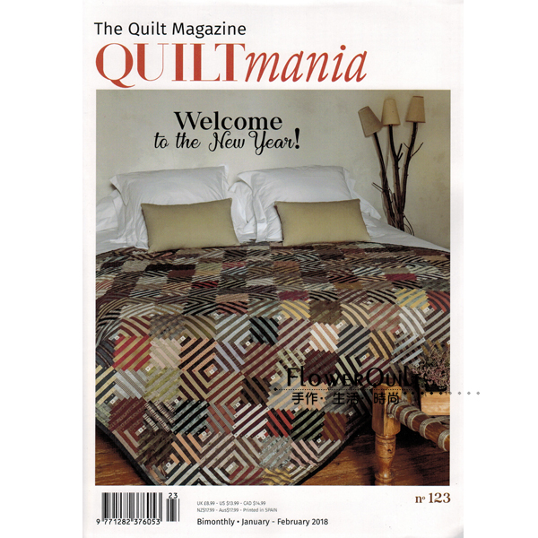 欧美进口拼布杂志/期刊---QUILTmania2018年1-2DIY月  现货