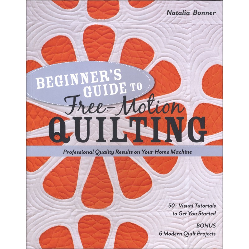 欧美进口手工书-Beginner Guide to Free-Motion Quilting 现货