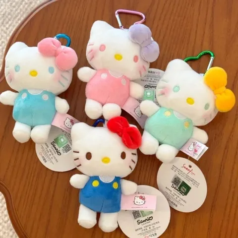 玩偶钥匙扣挂件正版礼物毛绒公仔包包挂饰汽车女友HelloKitty可爱