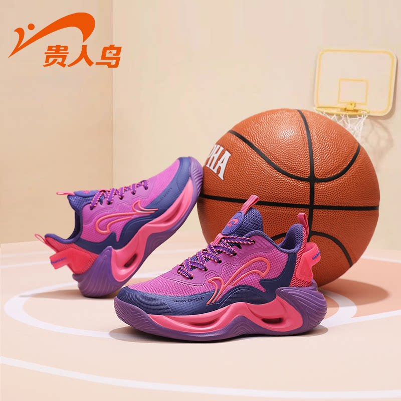 贵人鸟女童鞋单网透气跑步鞋2026春季新款男大童学生防滑春夏球鞋