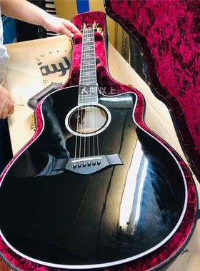 日本Taylor CTM 616ce BLK ES1/限定生产型号/人气黑色琴身吉他