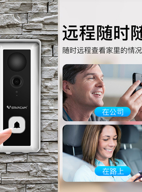 wifi无线门口防盗高清智能电子猫眼可视门铃家用Apps手机高清远程