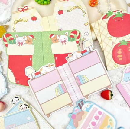 异形活页内芯未打孔甜盐便签120g纸张 30张/包