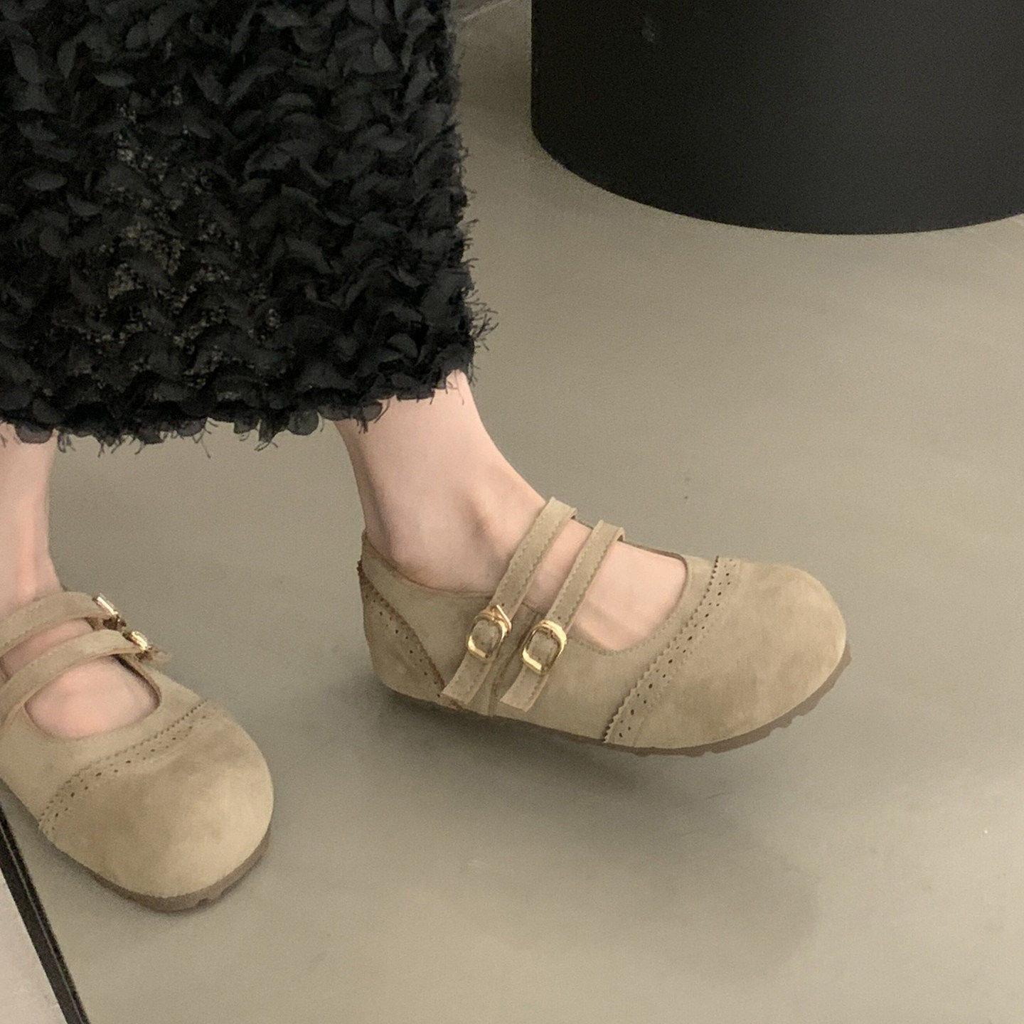 内增高复古勃肯鞋女2026新款春季女鞋子百搭爆款配裙子玛丽珍单鞋