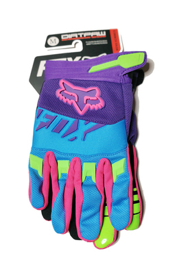 FOX触屏手套自行车摩托车骑行长指山地车速降防滑耐磨男女骑行装
