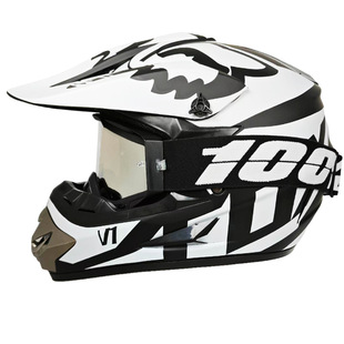 FOX自行车头盔红牛越野骑行全盔专业防护青少年头盔山地车速降男