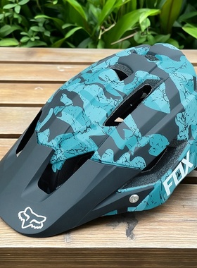 FOX山地车头盔男女骑行安全帽青少年自行车半盔越野一体成型透气