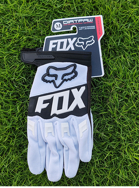 FOX触屏手套全指春夏秋季透气自行车骑行山地车速降耐磨长指手套