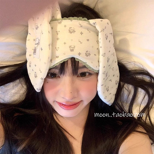 眼罩睡眠遮光专用不压眼挂耳薄款女透气护眼睛罩睡觉午睡降噪耳罩
