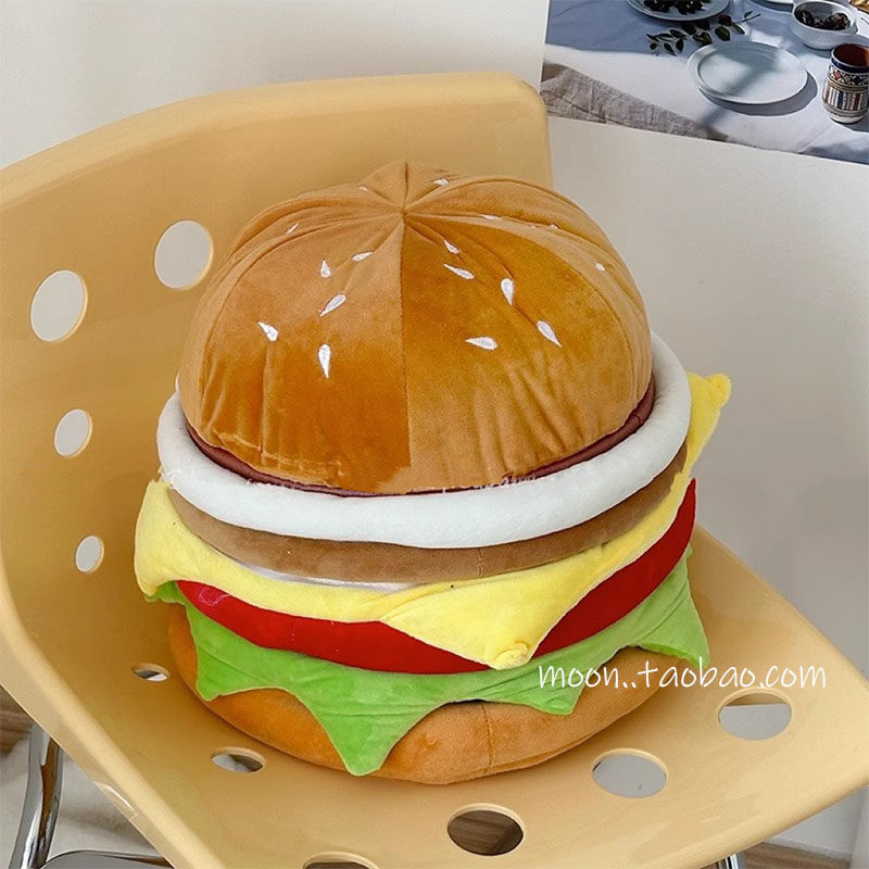 汉堡收纳凳家用客厅玄关换鞋矮凳大容量玩具收纳储物箱零食杂物筐,住宅家具,矮凳,淘宝优惠券,粉丝福利购,淘宝优惠卷