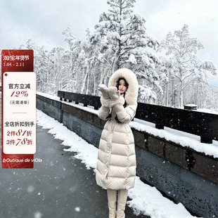 viola【韩女羽绒】 无敌经典韩系版型保命长款收腰羽绒服