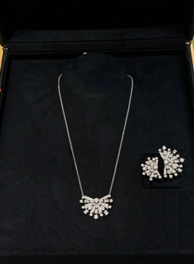 viola【浪漫烟花】Graf*高珠线 颈间烟火 项链耳钉