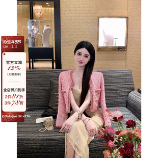 viola【高级手工坊】High Line系列 7W+手工亮片重磅 香 私服外套