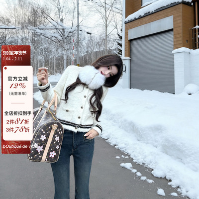 viola【雪顶麻薯】对版coconeige25N滑雪季圈圈绒12羊毛毛衣