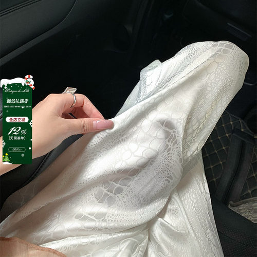 viola【鳄鱼纹神裤】印花原创夏季鳄鱼纹垂垂裤冰丝休闲裤女百搭