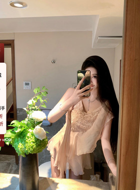 viola【花与梦境】Albe*Ferr*真丝温柔高级感仙女吊带背心上衣