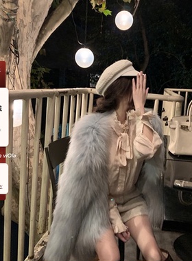 viola【年货节现货清仓】【温柔肉桂】 复古气质荷叶边衬衫