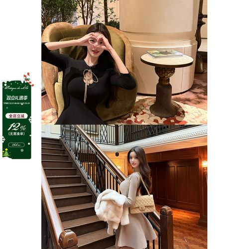 viola【双面缪斯】cur*e烧与纯欲正反两穿绑带连衣裙小心机时尚