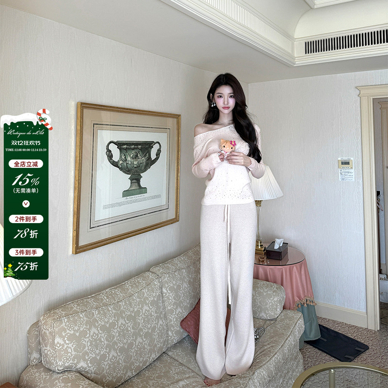 viola【王炸糯米裤】 6羊毛巨软糯针织松弛感拉满垂垂裤