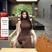 不买后悔断货王爽麻丝针织套装 viola m2k 掌管身材 神