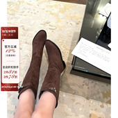 H骑士靴 H家2w 经典 viola Kelly扣yb开模高版 麂皮骑士靴