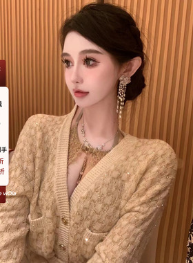 viola【鎏金岁月】做了半年   金线蕾丝水晶钻链高段位内衣