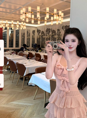 viola【香家公主】香5w+q网唯1对版10马海12羊毛针织连衣裙甜美