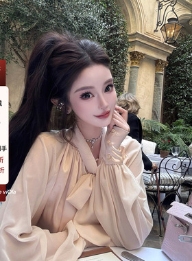 viola【流光香槟】Erma*Scer*1W6版型巨好光泽绸缎双面料衬衫显白