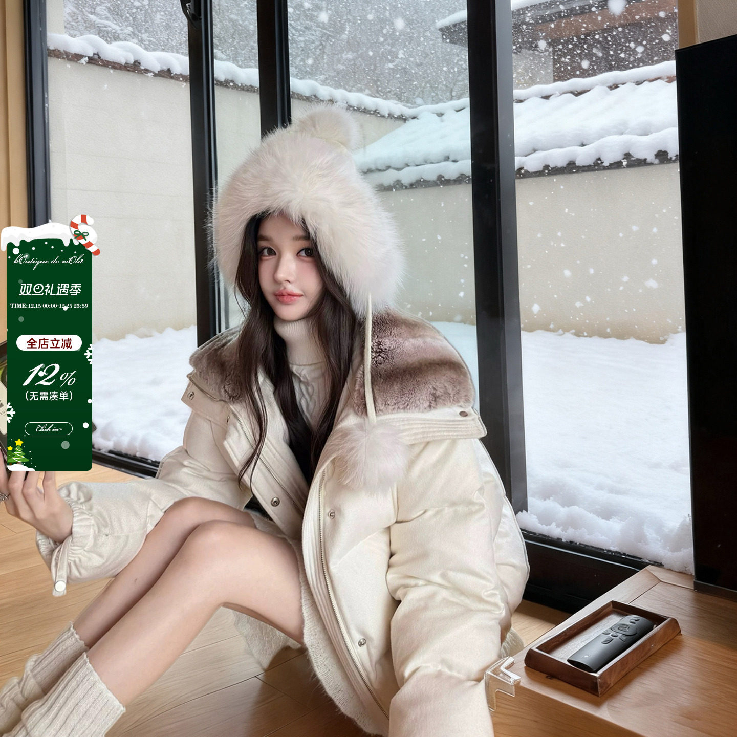 viola【lp龙猫】 lp*yve联名款90鹅绒服短款韩风高级感时尚少女感