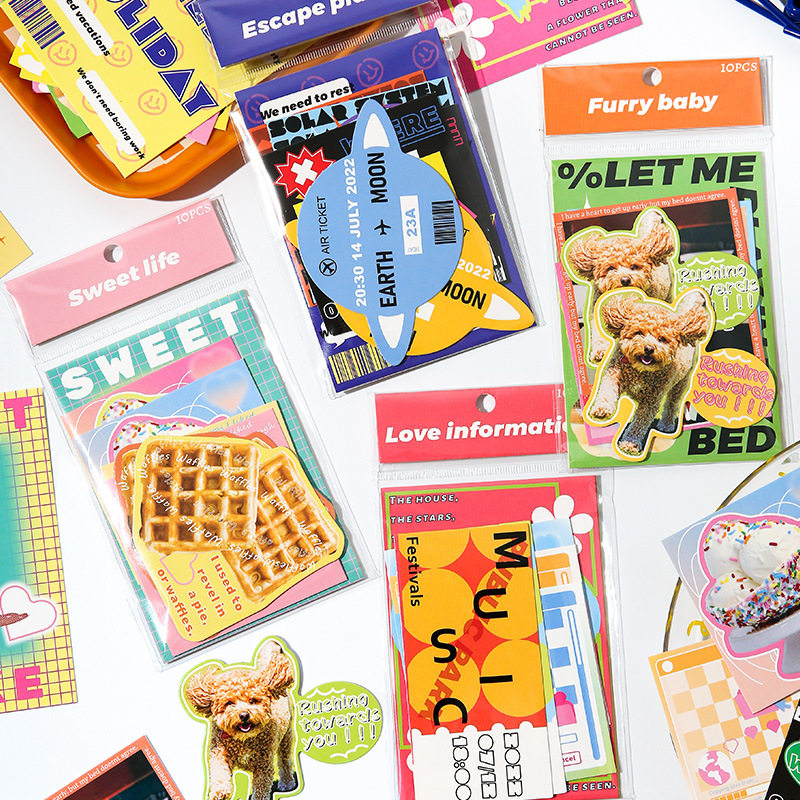 心跳传送频率手帐素材纸盐系欧美英文爱心手账diy装饰背景打底纸