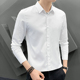 长袖 潮流高级垂感百搭衬衣休闲帅气修身 衬衫 夏季 男士 韩版 外套寸衫