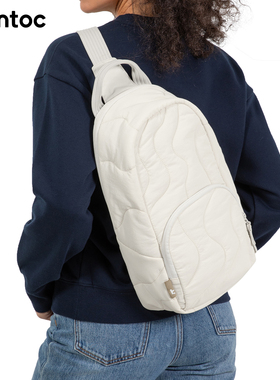 tomtoc单肩背包女大容量iPad收纳包2025新款胸包休闲斜挎包T36