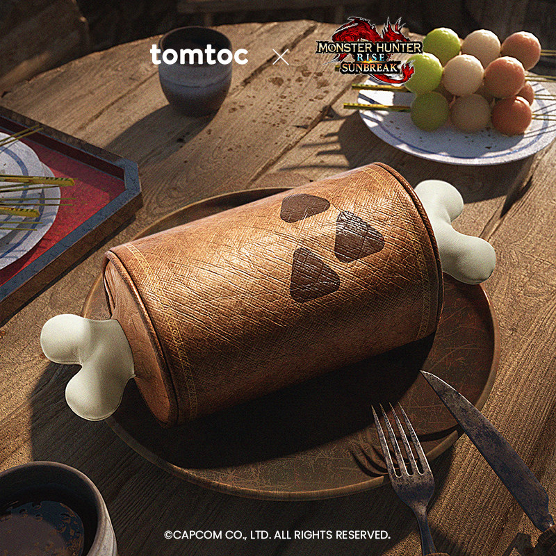 tomtoc x 怪物猎人崛起曙光联名 “烤熟的肉”斜挎包单肩包烤肉包怎么样,好用不?